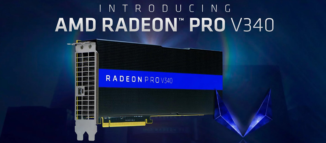 AMD presenta la tarjeta gráfica Radeon Pro V340